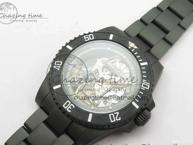 0523 Submariner 116610 Andrea Pirlo DLC ROF Best Edition Carbon Bezel on Skeleton DIal SA QuickDry 2790